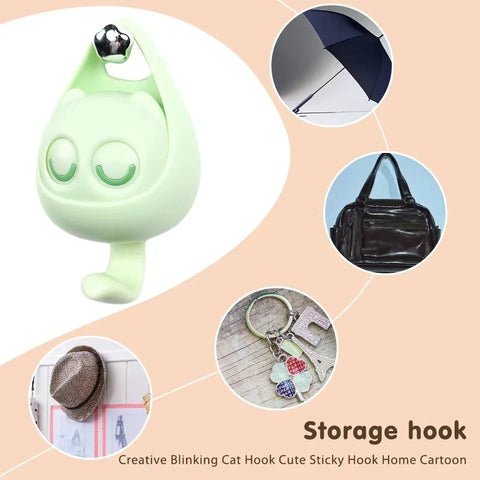 Adhesive Wall Mounted Cat Hooks